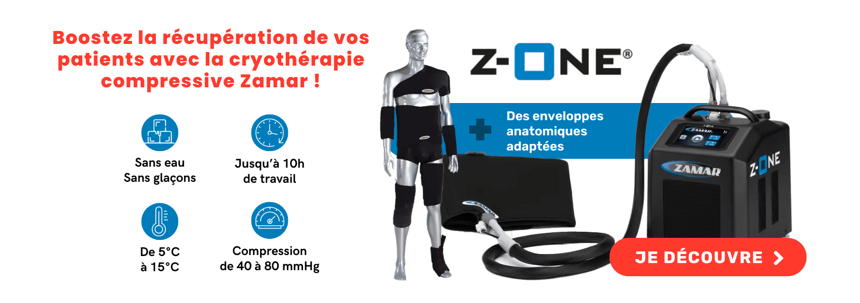 Gollé Médical - Boostez la récupération de vos patients avec la cryothérapie compressive Zamar !
