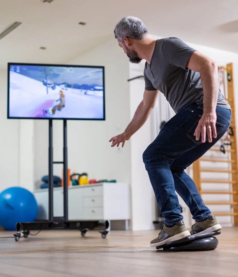 Gollé Médical Nancy - BoBo Pro 2.0, planche d’équilibre interactive et connectée conçue pour la rééducation, la prévention et l’entraînement fonctionnel