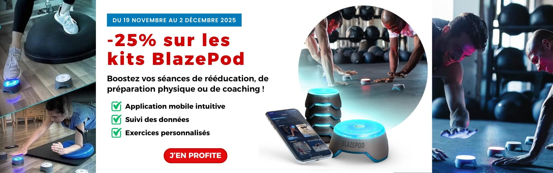 Gollé Médical - -25% sur les kits Blazepod du 19 novembre au 2 décembre 2025
