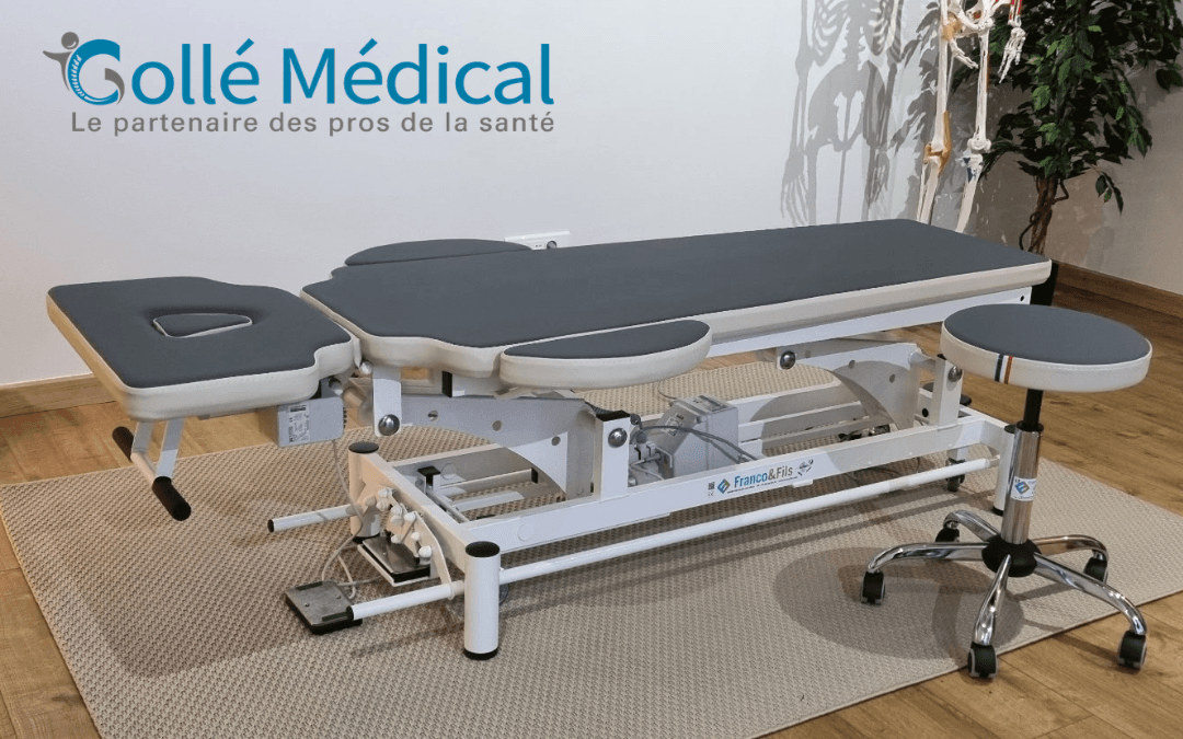 Installation d’une table Franco & Fils – Mondiale Ostéo Confort Luxe