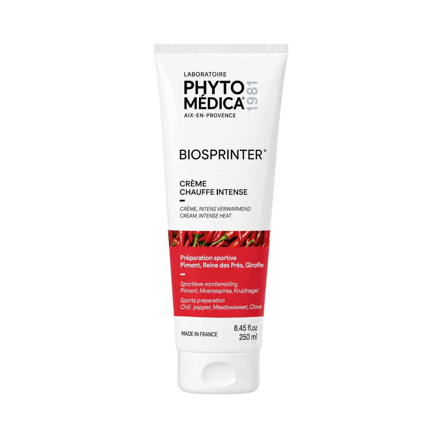 Crème de massage chauffante Biosprinter Phytomédica – 250 ml
